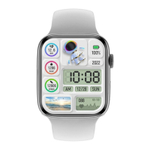 Смарт часы Smart watch x7 PLUS с полным экраном серебристые