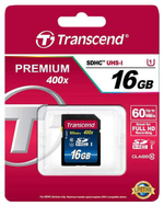 Карта памяти Transcend SDHC Premium TS16GSDU1 16GB