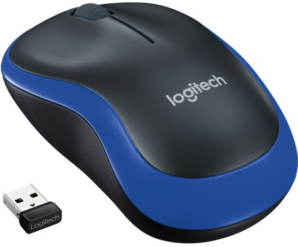 Беспроводная мышь Logitech M185 синий (910-002632)