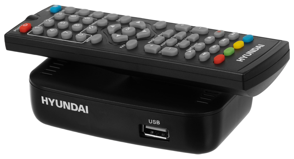 Ресивер Hyundai DVB-T2 H-DVB460, черный