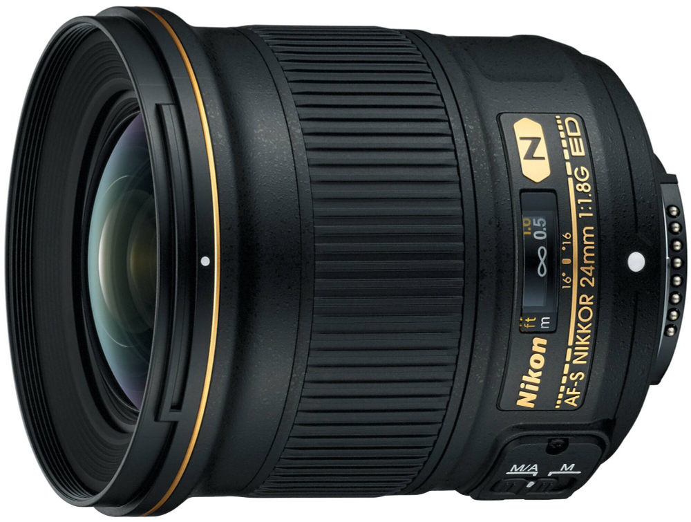 Объектив Nikon 24mm f/1.8G ED AF-S Nikkor черный