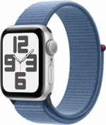 Умные часы Apple Watch SE Gen 2 (2023) GPS + Cellular 40 мм Silver Aluminum Case/Winter Blue Sport Loop