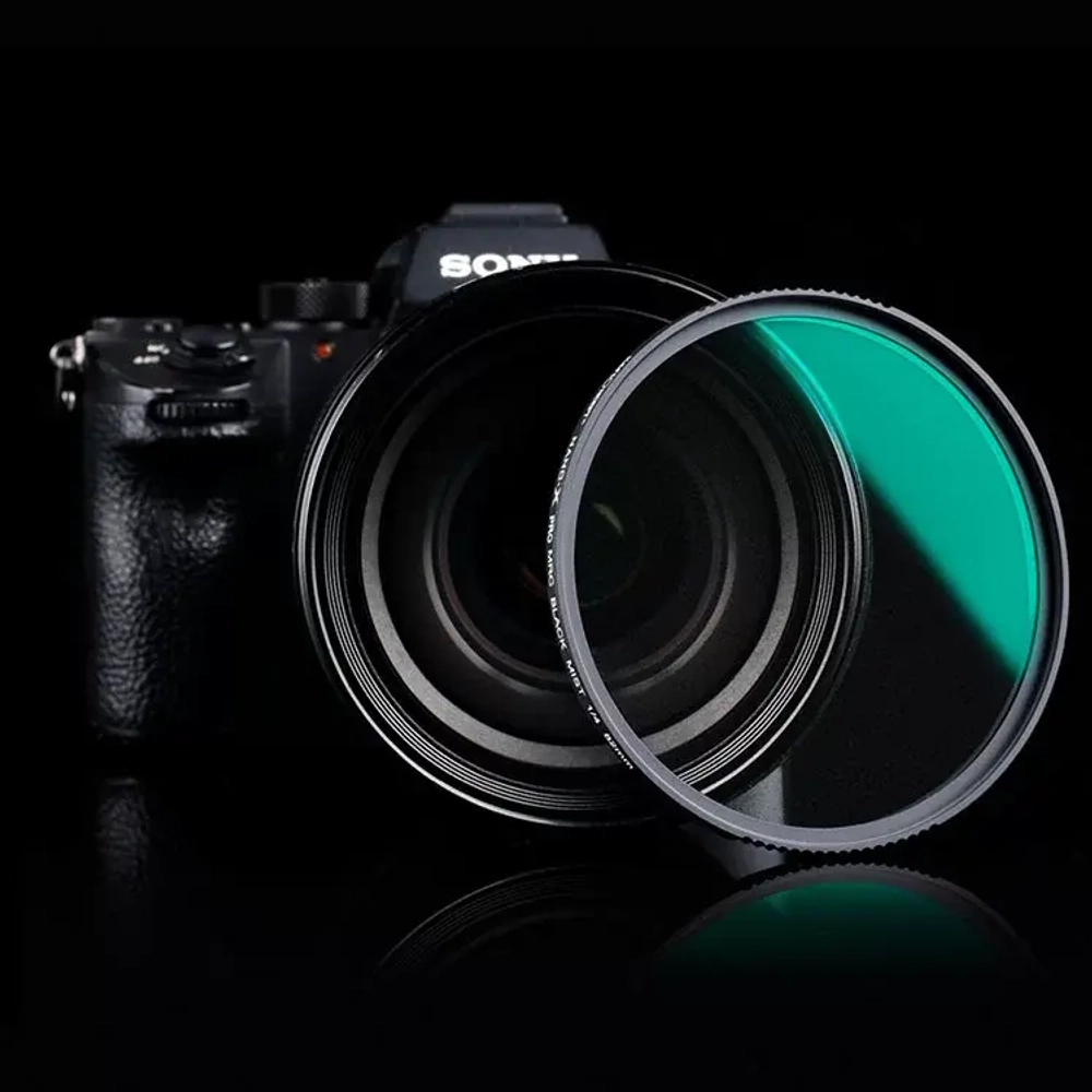 Светофильтр K&F Concept Nano-X Black Diffusion 1/8 77мм KF01.1492
