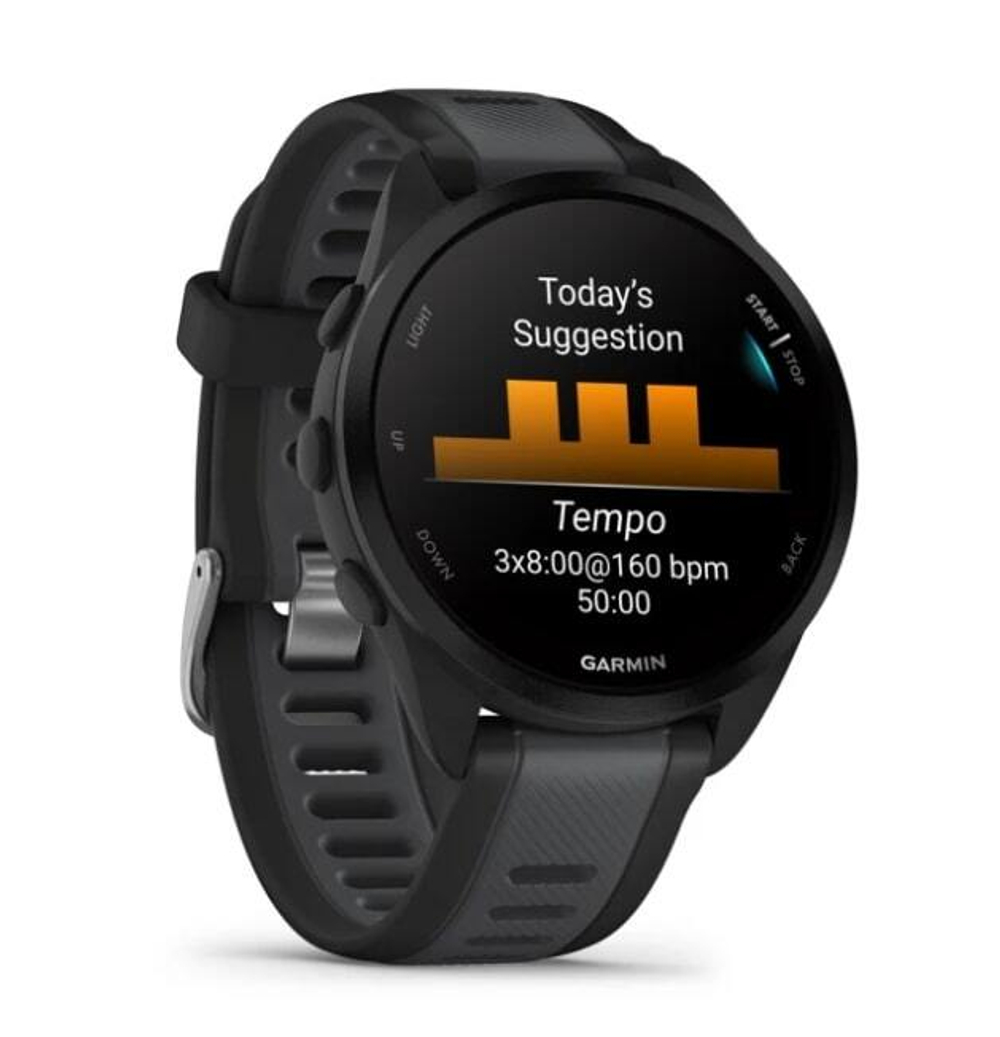 Смарт-часы Garmin Forerunner 165 черный/серый (010-02863-20)