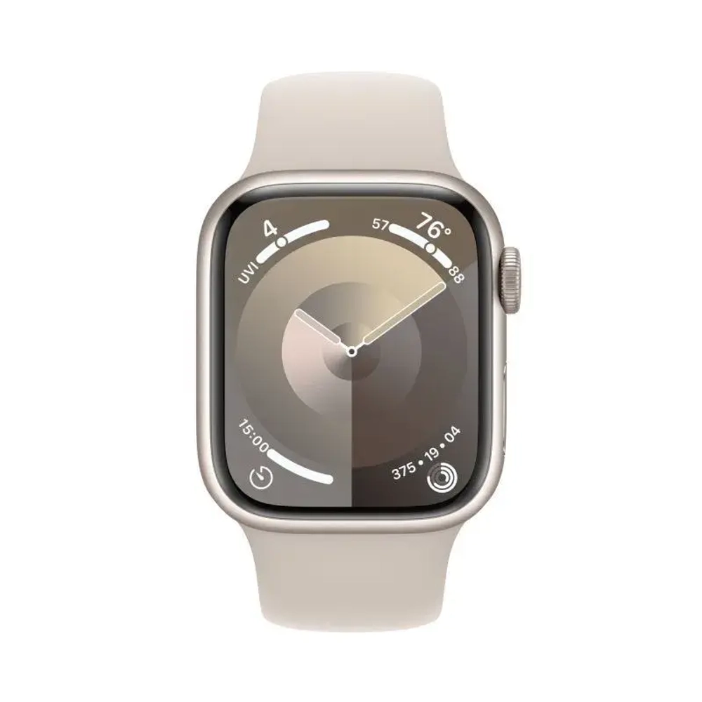 Смарт-часы Apple Watch Series 9 45 мм сияющая звезда M-L спортивный ремешок MR973ZP/A