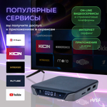 Smart-TV приставка HIPER MEDIA ATV 4K ultra HD, HDR, Android TV, 16 Gb, 2 Gb (RAM), Wi-Fi
