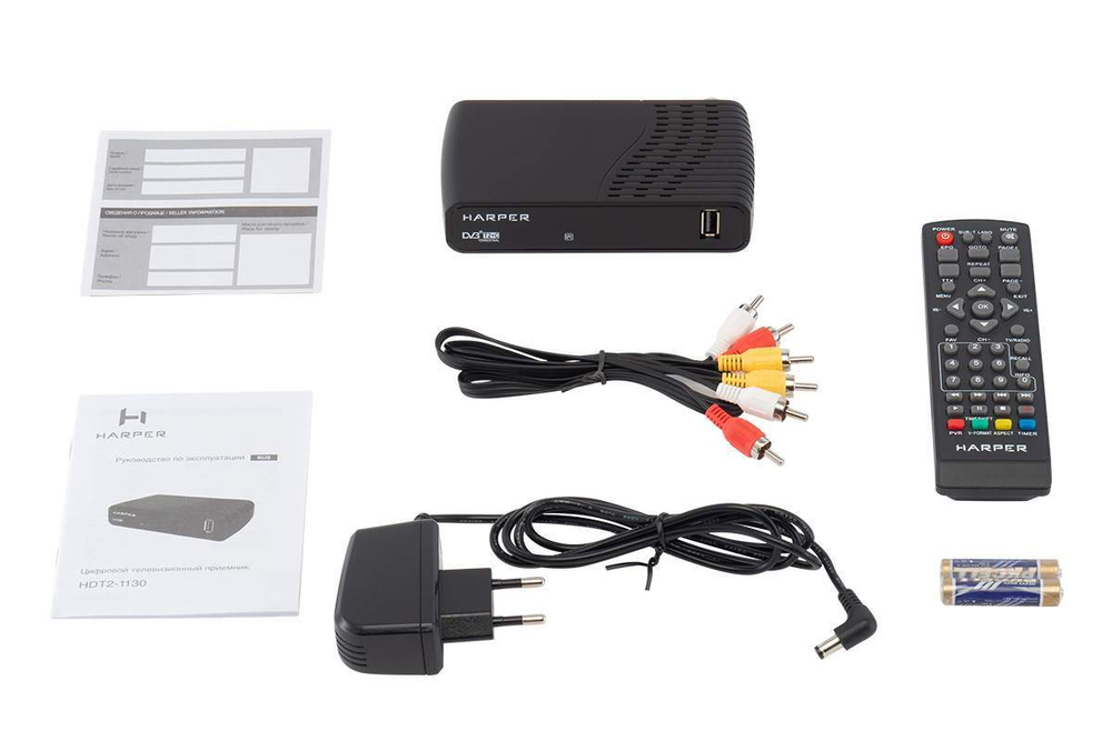DVB-T2 приставка Harper HDT2-1130 Black