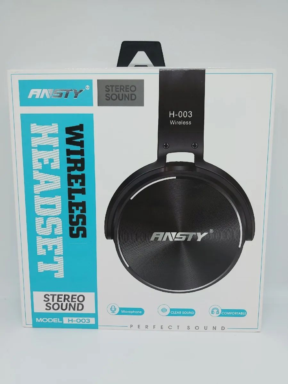 Беспроводные наушники Ansty H-003 Stereo sound, черные