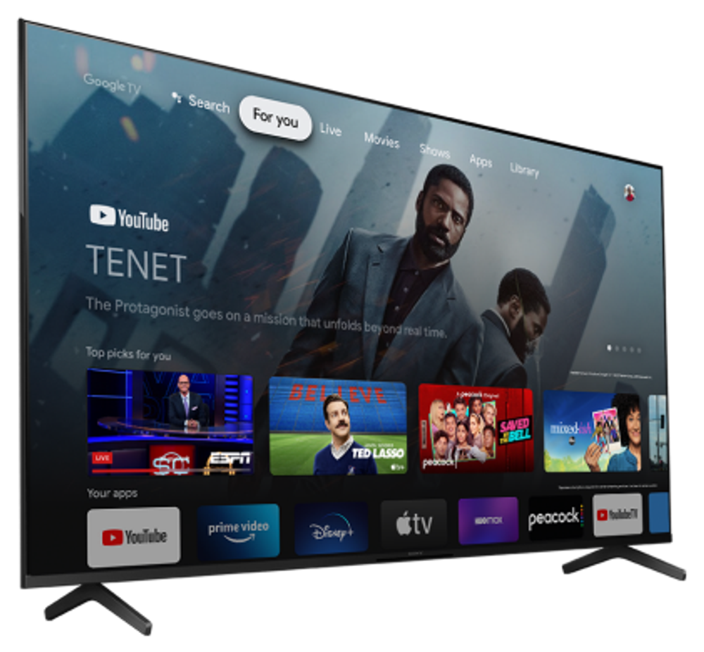 Телевизор Sony KD-55X80K 55&apos;&apos;, 4K, Triluminos, 60 Гц, черный