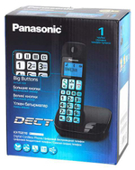 DECT телефон Panasonic KX-TGE110RUB черный