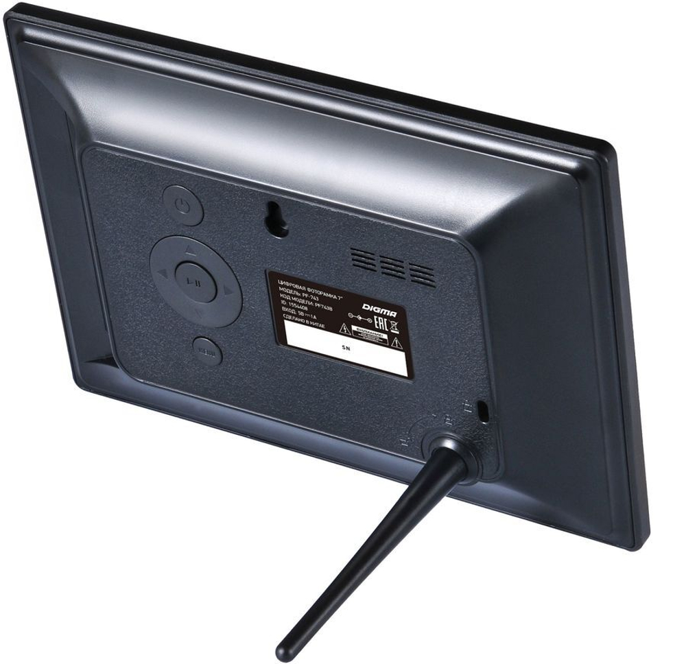 Цифровая фоторамка DIGMA PF-743 Black