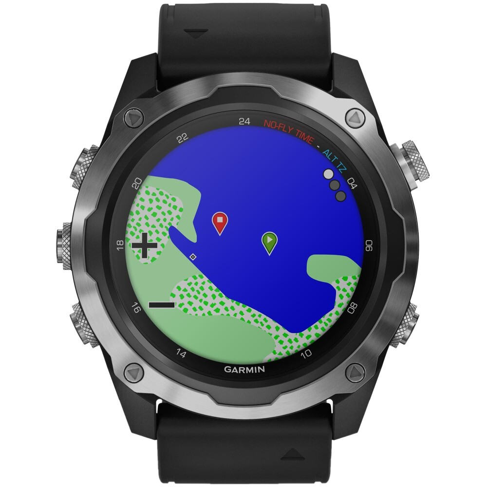Умные часы Garmin Descent MK2, 1.4&quot;, Wi-Fi, стальной серый/черный