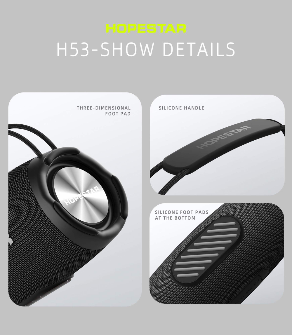 Портативная колонка Hopestar H53 Blue