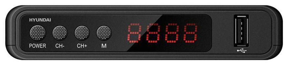 DVB-T2 приставка Hyundai H-DVB520 Black