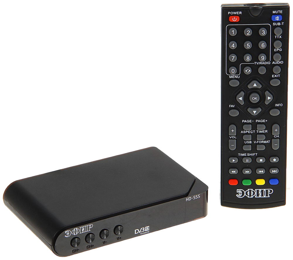 DVB-T2 приставка Сигнал HD-555 Black