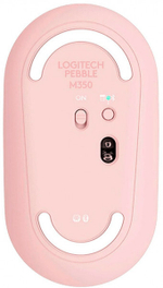 Беспроводная мышь Logitech Pebble M350 розовый (910-005575)