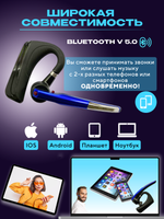 Моно гарнитура Taymlux HSP-B3 PRO синий (3038466)