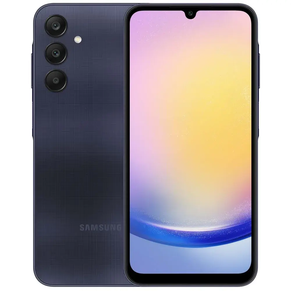 Смартфон Samsung Galaxy A25 128Gb, 6 Gb, Blue Black Arabic.