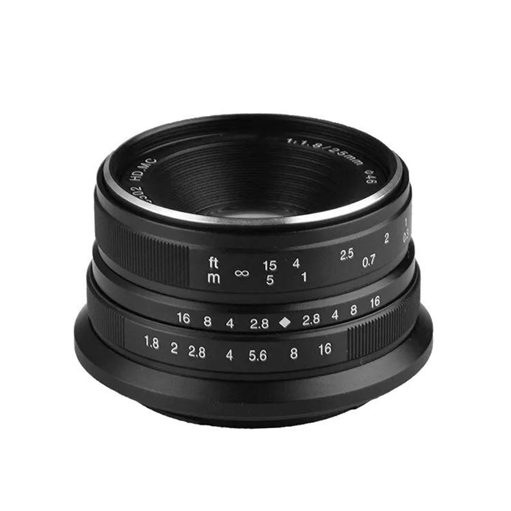 Объектив 7Artisans 25mm F1.8 Micro 4/3 черный
