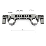 Крепление SmallRig 2061 Super Lightweight для направляющих 15 мм