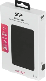 Внешний жесткий диск Silicon Power S05 Stream 1 ТБ (SP010TBPHD05SS3K)