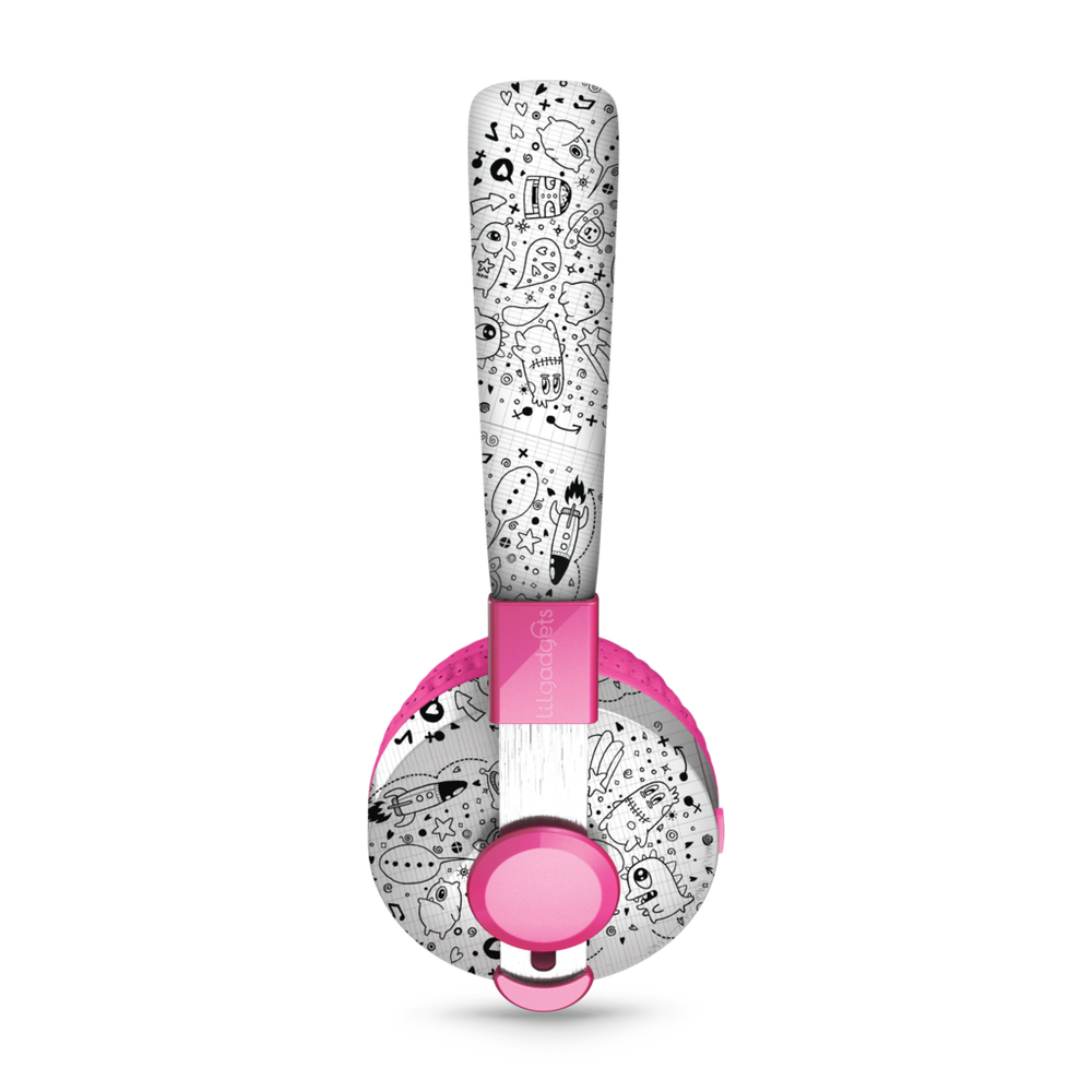 Наушники для детей LilGadgets Untangled Pro Bluetooth Far Out Doodles