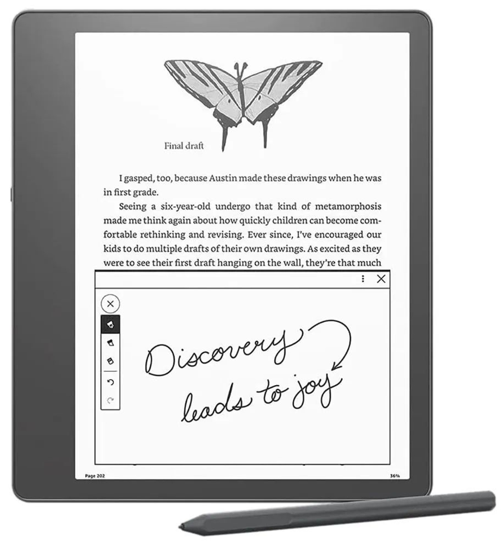 Электронная книга Amazon Kindle Scribe, 10.2&quot;, 16 ГБ, WIFI, серый