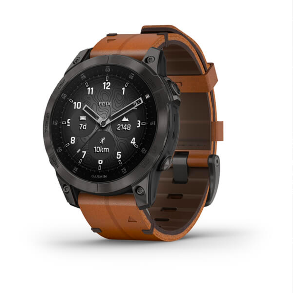 Спортивные титановые наручные часы Garmin Epix Gen 2 010-02582-30
