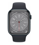 Умные часы  Apple Watch Series 8, 41 мм, M/L, Sport band, Midnight Aluminium (MNU83)