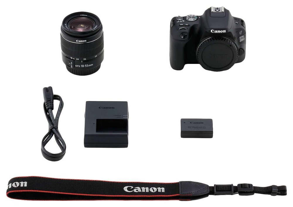 Фотоаппарат зеркальный Canon EOS 200D EF-S 18-55mm IS STM Black