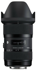 Объектив Sigma AF 18-35mm f/1.8 DC HSM Art Canon EF-S черный