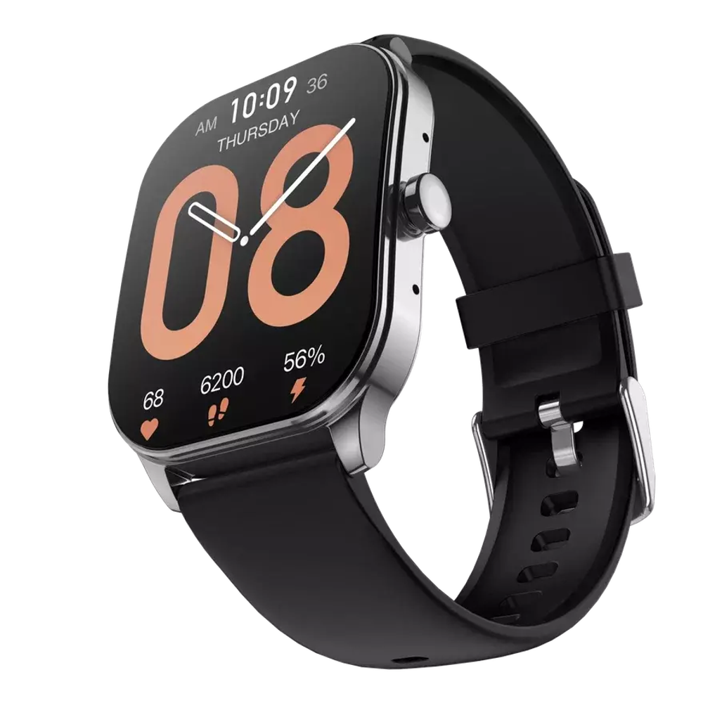 Смарт-часы Amazfit Pop 3S серебристый/черный