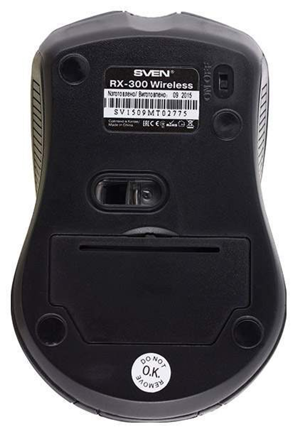 Беспроводная мышь Sven RX-300 Black (SV-03200300W)