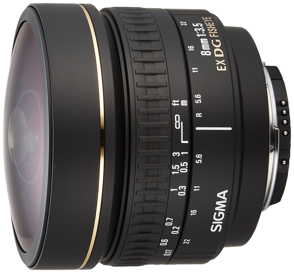 Объектив SIGMA 8mm f/3.5 EX DG Circular Fisheye Canon EF