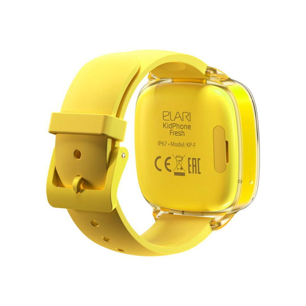 Детские смарт-часы ELARI Kidphone Fresh Yellow/Yellow