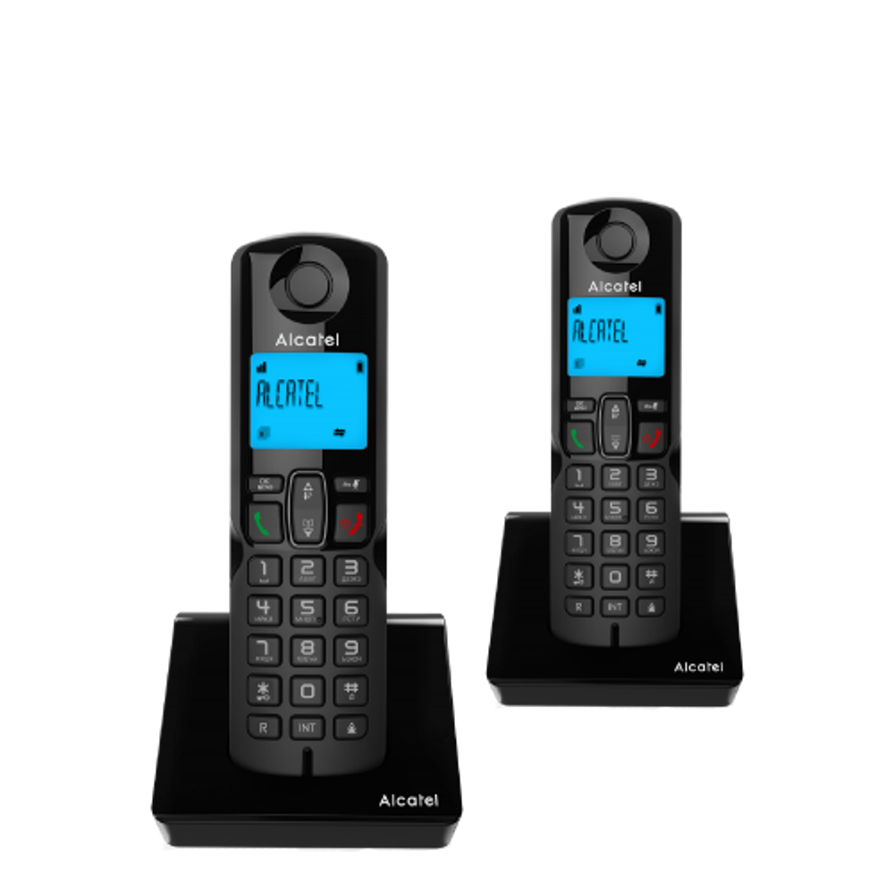 DECT телефон Alcatel S230 DUO черный