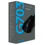 Беспроводная игровая мышь Logitech G703 OPT Lightspeed HERO Gaming черный (910-005641)