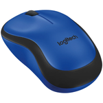 Беспроводная мышь Logitech M220 Silent синий, черный (910-004896)