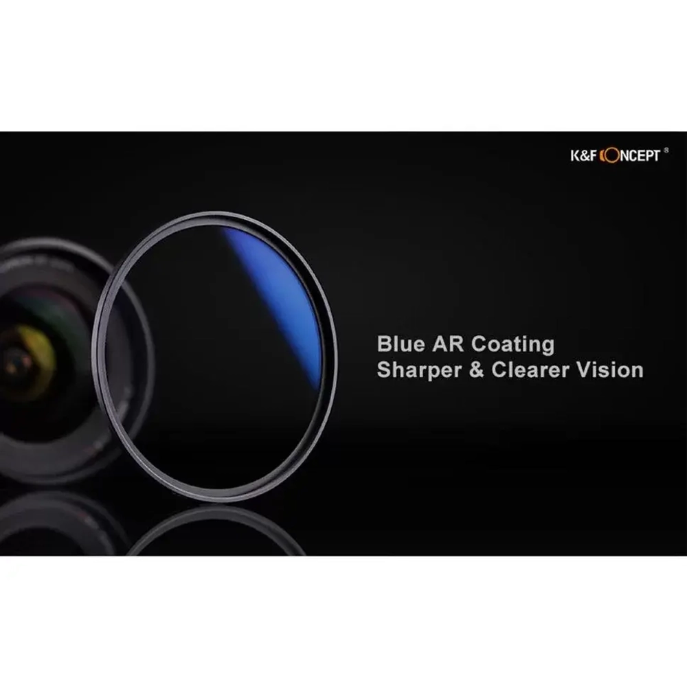 Светофильтр K&F Concept Blue Coat MCUV 62мм KF01.1425