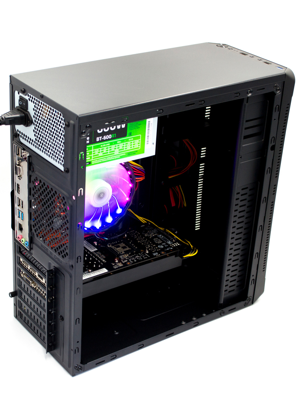 Системный блок D-Tora Intel Core i3, Radeon RX 580 8 GB, 16 GB RAM