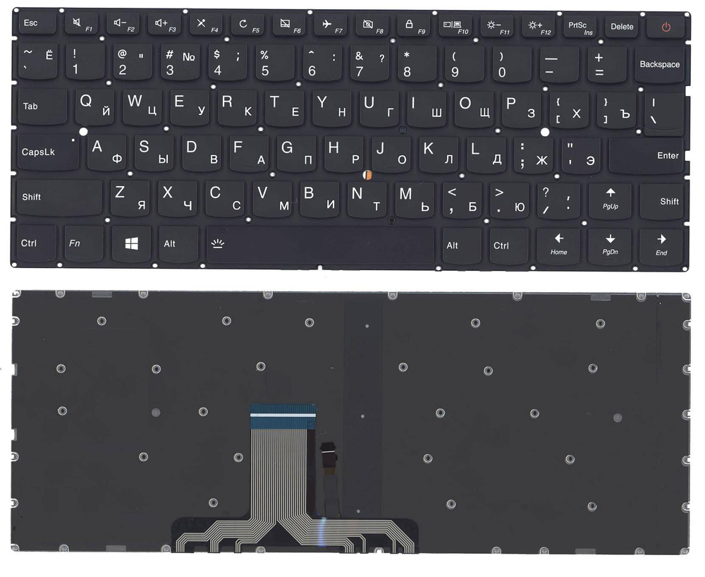 Клавиатура Lenovo для ноутбука Lenovo 710S-13IKB, 710S-13ISK