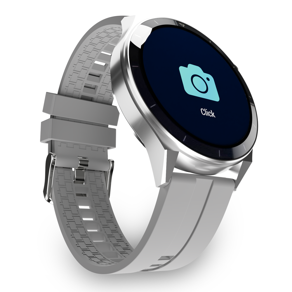 Смарт-часы CaseGuru CGWatch Round, серебристый