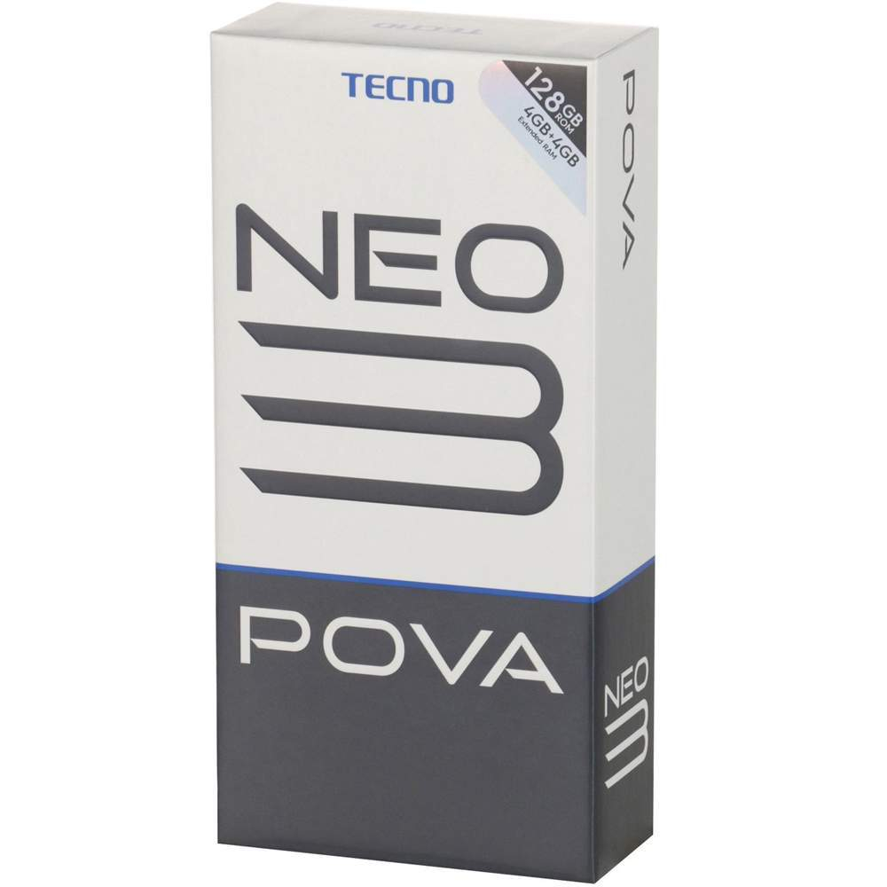 Смартфон Tecno POVA Neo 3 4/128GB Black (LH6n)