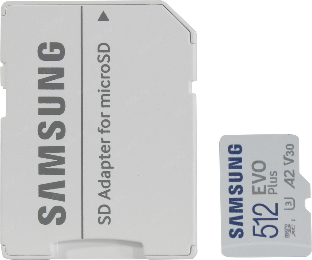 Карта памяти Samsung Micro SDXC Evo Plus 512Гб (MB-MC512SA/EU)