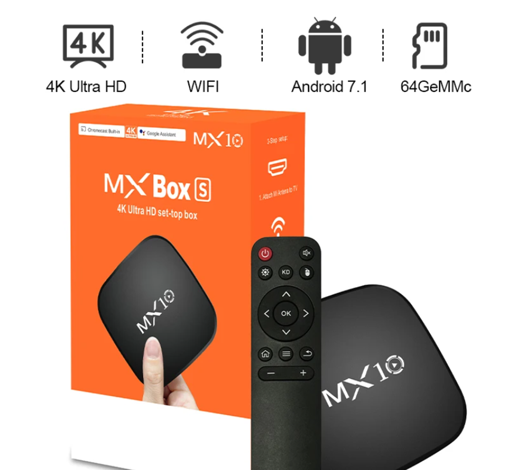 Смарт-приставка MX 10 Box S Black