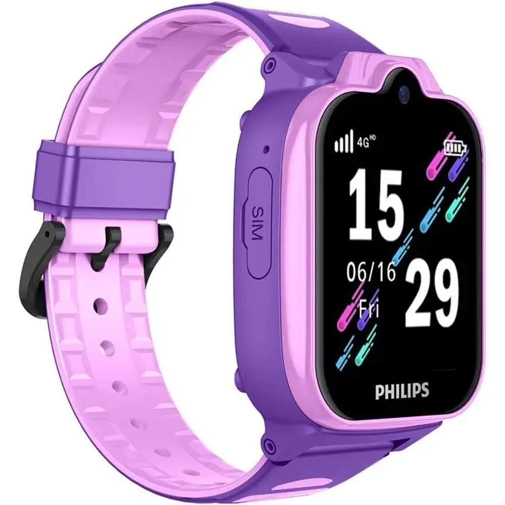 Смарт-часы Philips Kids W6610 розовый