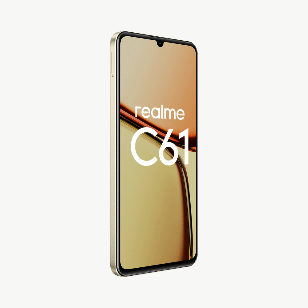 Смартфон Realme C61 6/128GB Блестящий Золотой (631011003715)