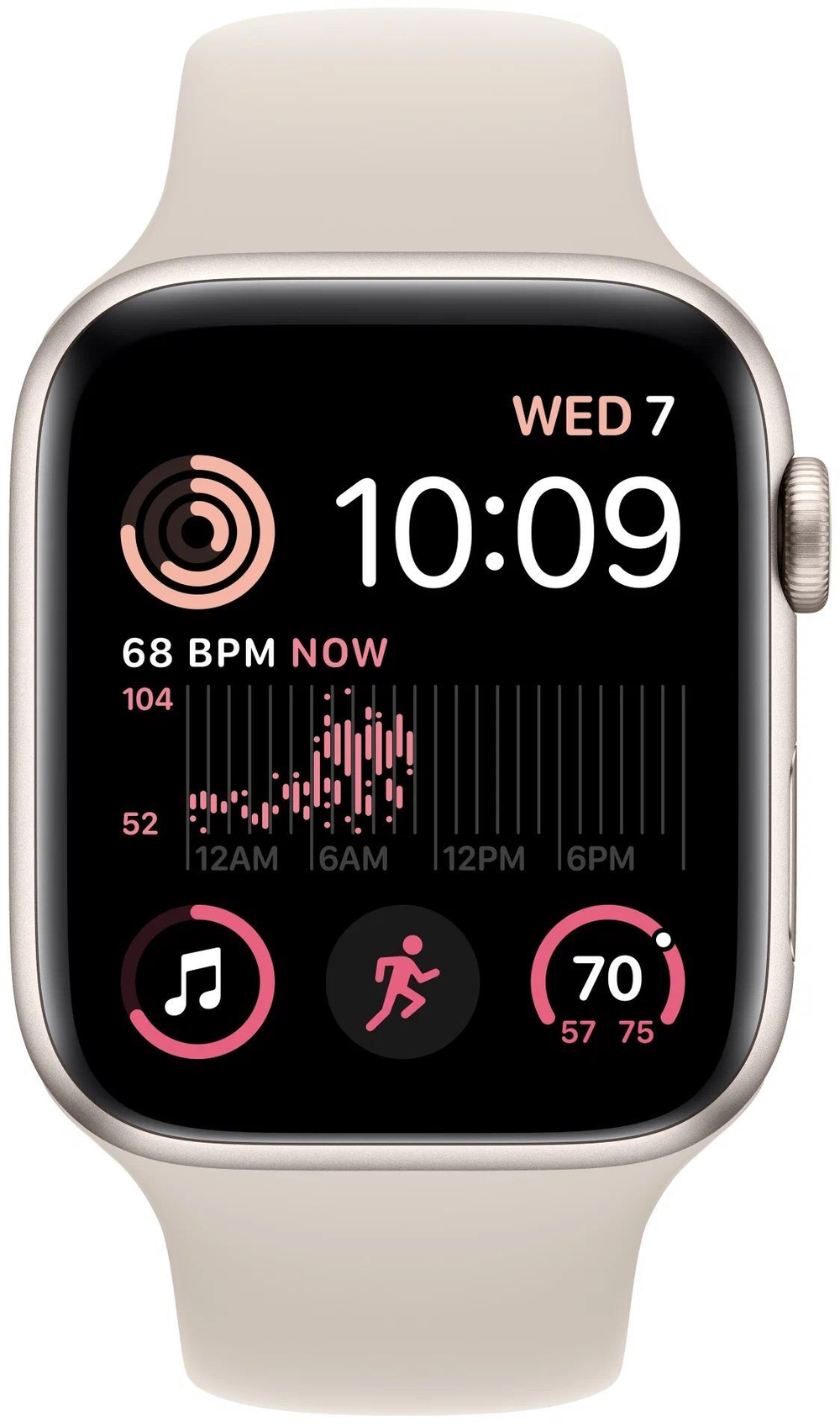 Смарт-часы Apple Watch Series SE Gen 2 44 мм Aluminium Case, Starlight