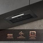Вытяжка встраиваемая Weissgauff Aura 450 BL черный