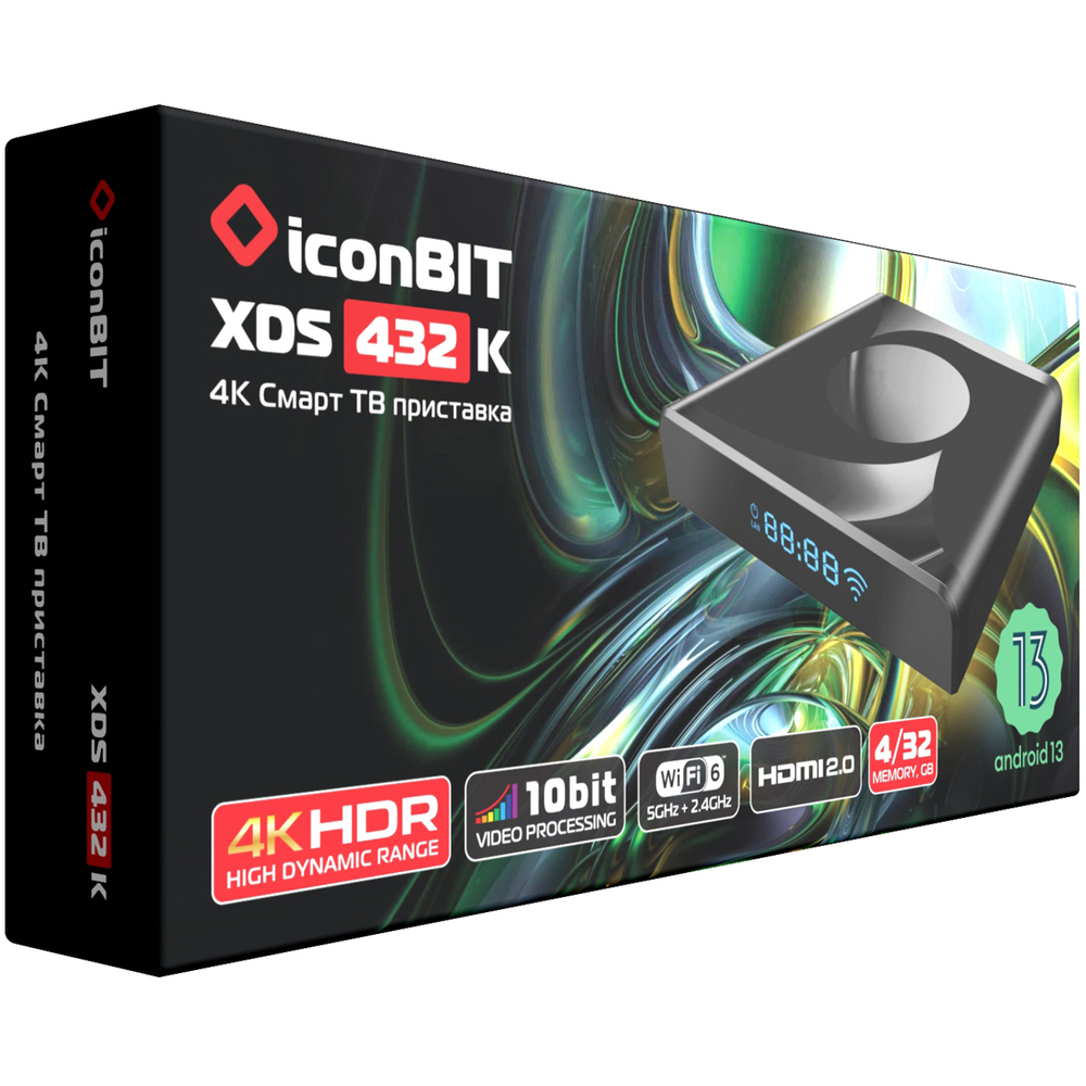 Смарт-приставка iconBIT XDS432K 4/32